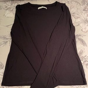 Abercrombie & Fitch Ribbed Long sleeve tee